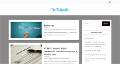 Desktop Screenshot of datutorials.com